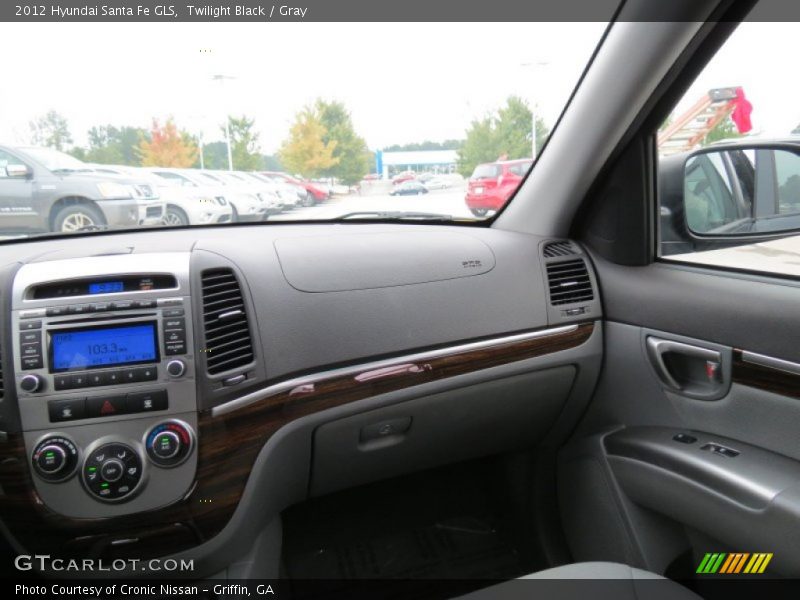 Twilight Black / Gray 2012 Hyundai Santa Fe GLS