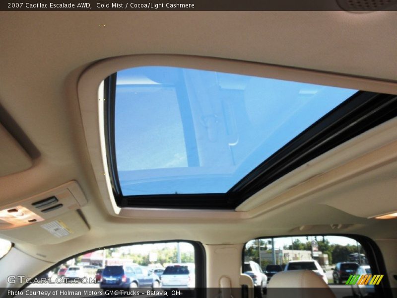Gold Mist / Cocoa/Light Cashmere 2007 Cadillac Escalade AWD