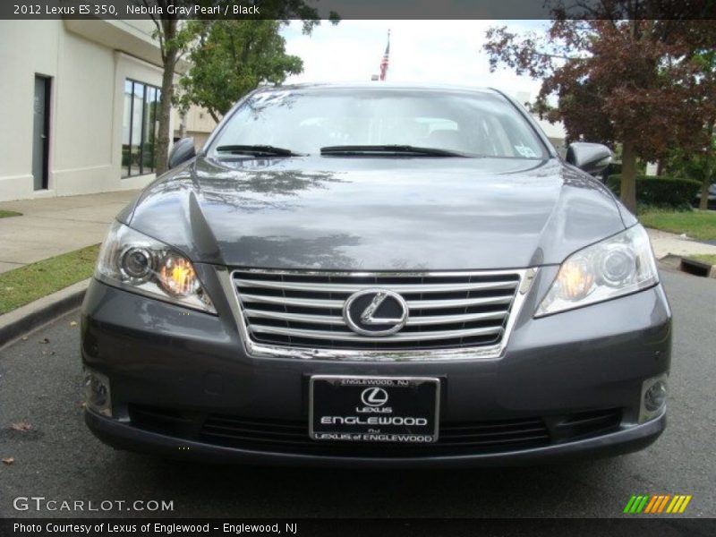 Nebula Gray Pearl / Black 2012 Lexus ES 350