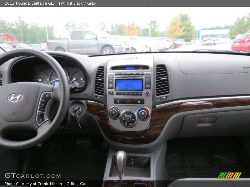 Twilight Black / Gray 2012 Hyundai Santa Fe GLS