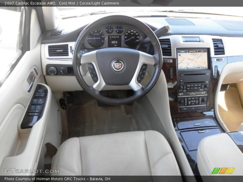 Gold Mist / Cocoa/Light Cashmere 2007 Cadillac Escalade AWD