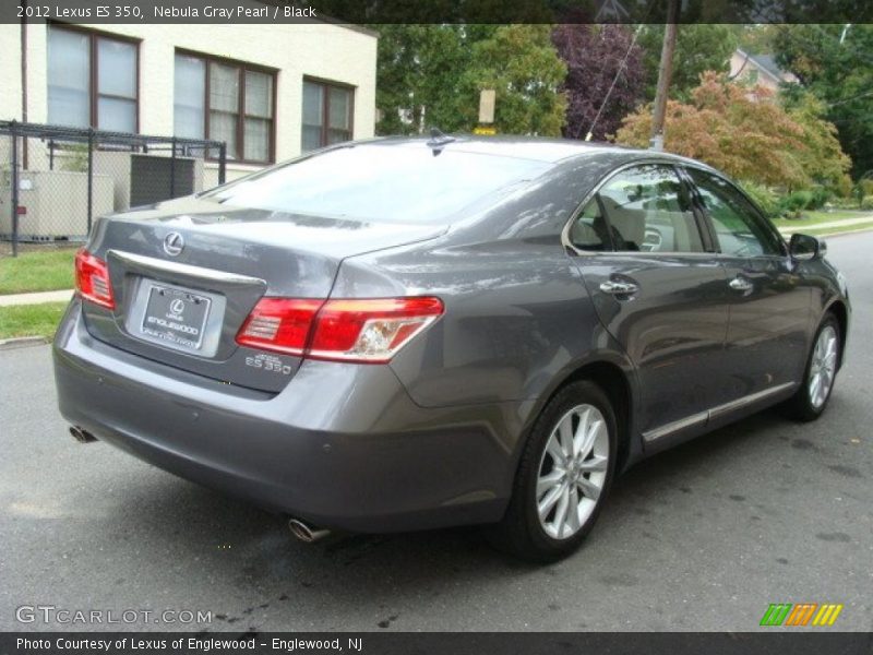 Nebula Gray Pearl / Black 2012 Lexus ES 350