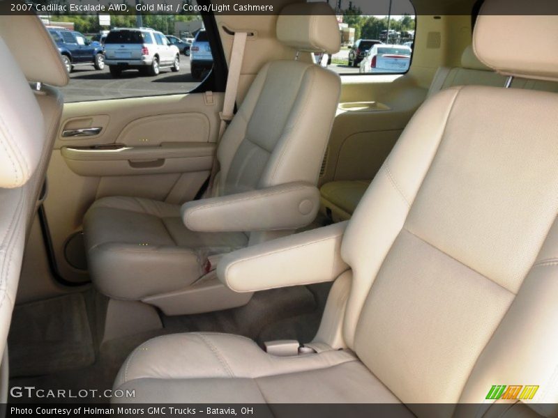 Gold Mist / Cocoa/Light Cashmere 2007 Cadillac Escalade AWD