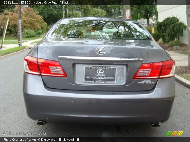 Nebula Gray Pearl / Black 2012 Lexus ES 350
