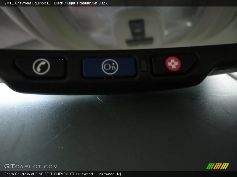 Black / Light Titanium/Jet Black 2011 Chevrolet Equinox LS
