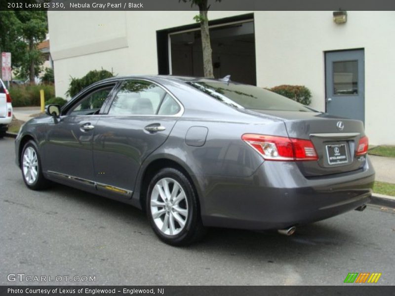 Nebula Gray Pearl / Black 2012 Lexus ES 350