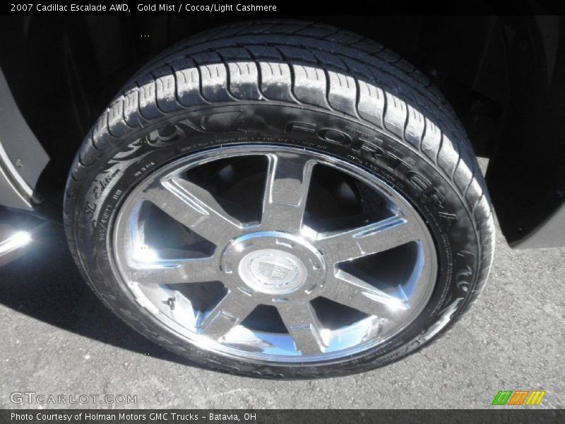 Gold Mist / Cocoa/Light Cashmere 2007 Cadillac Escalade AWD