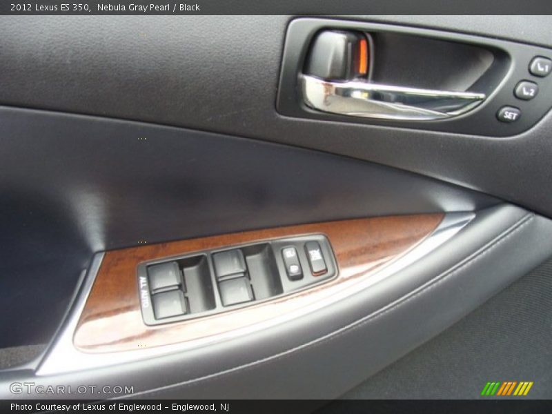 Nebula Gray Pearl / Black 2012 Lexus ES 350