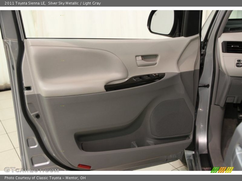 Silver Sky Metallic / Light Gray 2011 Toyota Sienna LE