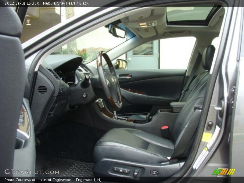 Nebula Gray Pearl / Black 2012 Lexus ES 350