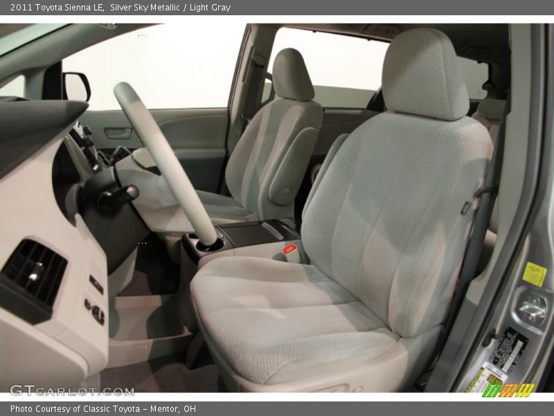 Silver Sky Metallic / Light Gray 2011 Toyota Sienna LE