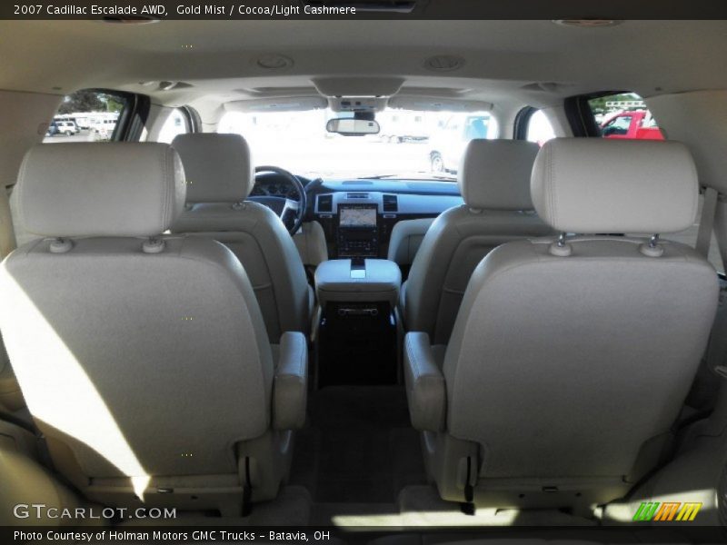 Gold Mist / Cocoa/Light Cashmere 2007 Cadillac Escalade AWD