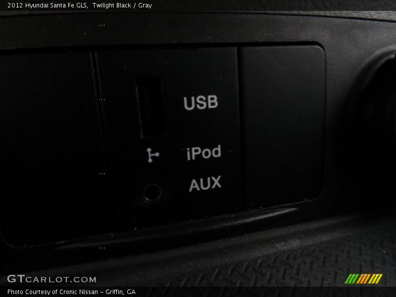 Twilight Black / Gray 2012 Hyundai Santa Fe GLS