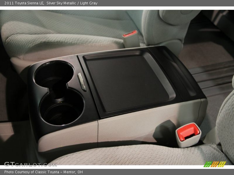 Silver Sky Metallic / Light Gray 2011 Toyota Sienna LE