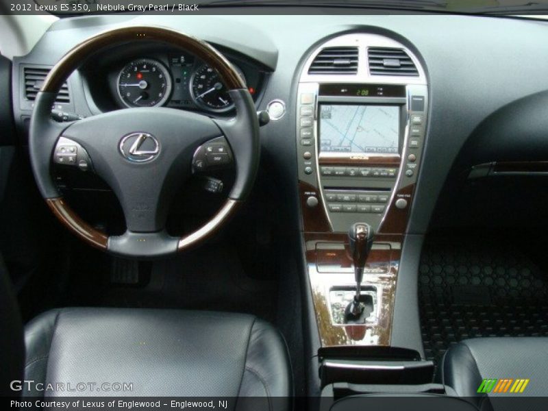 Nebula Gray Pearl / Black 2012 Lexus ES 350