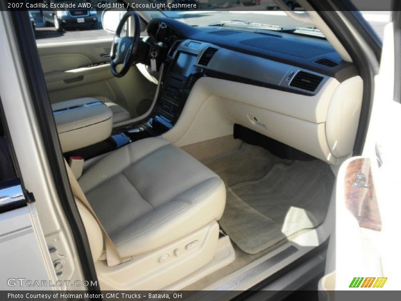 Gold Mist / Cocoa/Light Cashmere 2007 Cadillac Escalade AWD