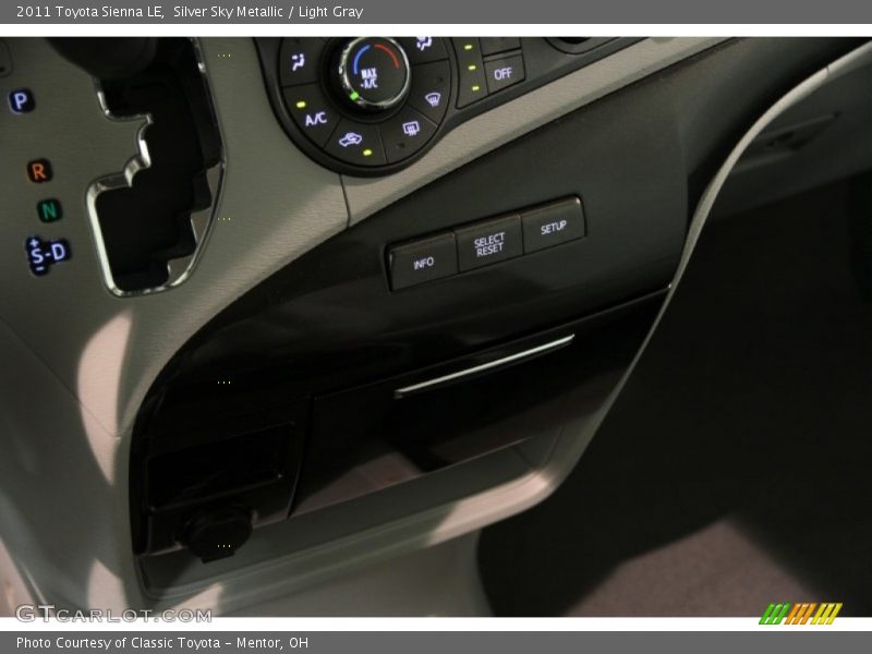 Silver Sky Metallic / Light Gray 2011 Toyota Sienna LE