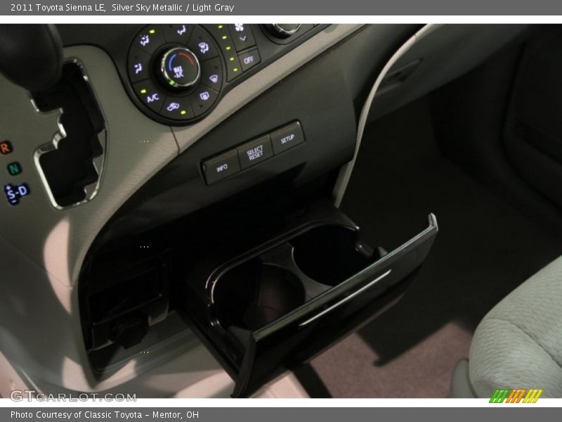 Silver Sky Metallic / Light Gray 2011 Toyota Sienna LE