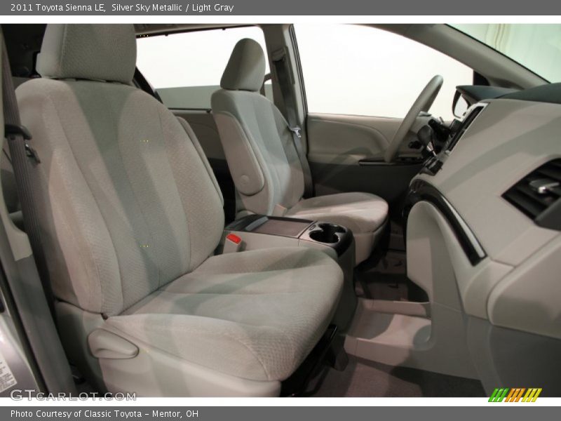 Silver Sky Metallic / Light Gray 2011 Toyota Sienna LE