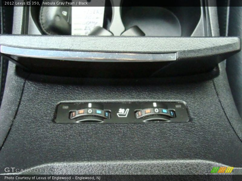 Nebula Gray Pearl / Black 2012 Lexus ES 350