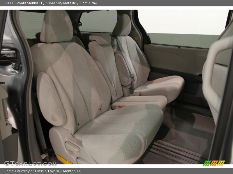 Silver Sky Metallic / Light Gray 2011 Toyota Sienna LE