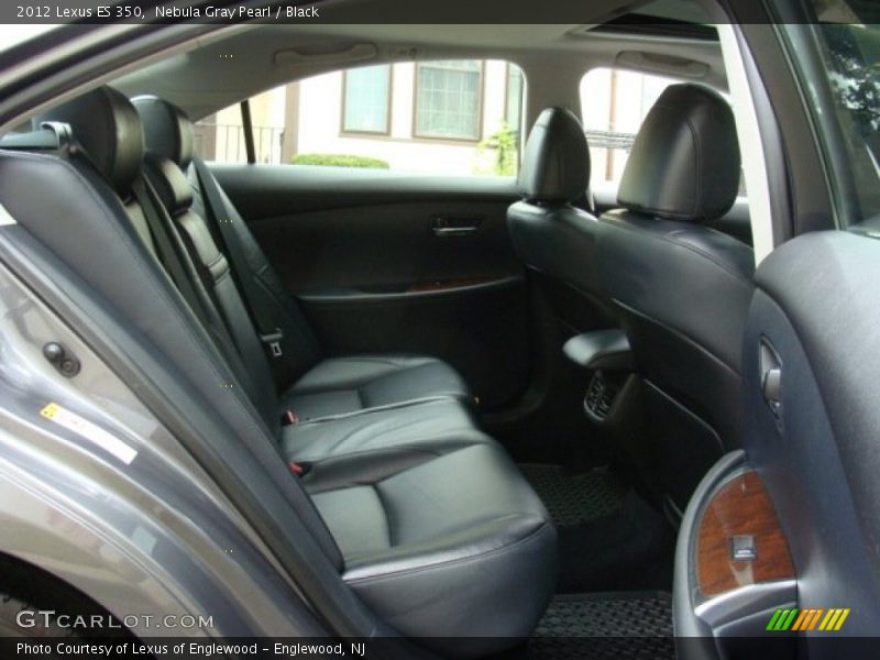 Nebula Gray Pearl / Black 2012 Lexus ES 350