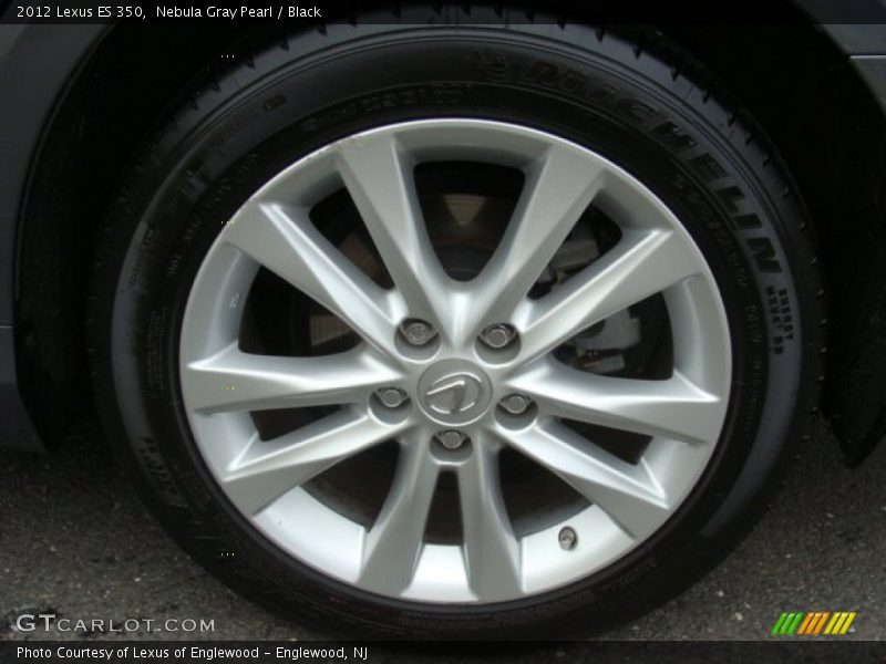 Nebula Gray Pearl / Black 2012 Lexus ES 350