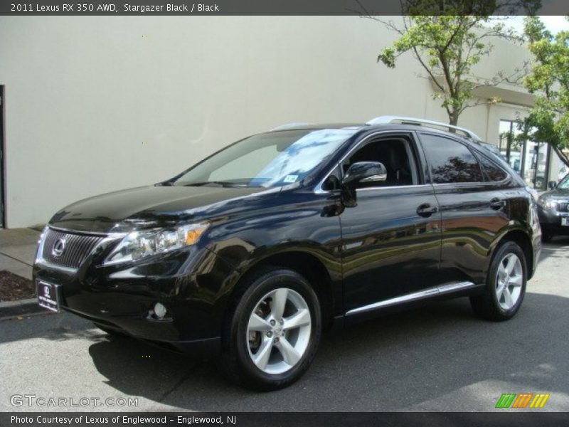 Stargazer Black / Black 2011 Lexus RX 350 AWD