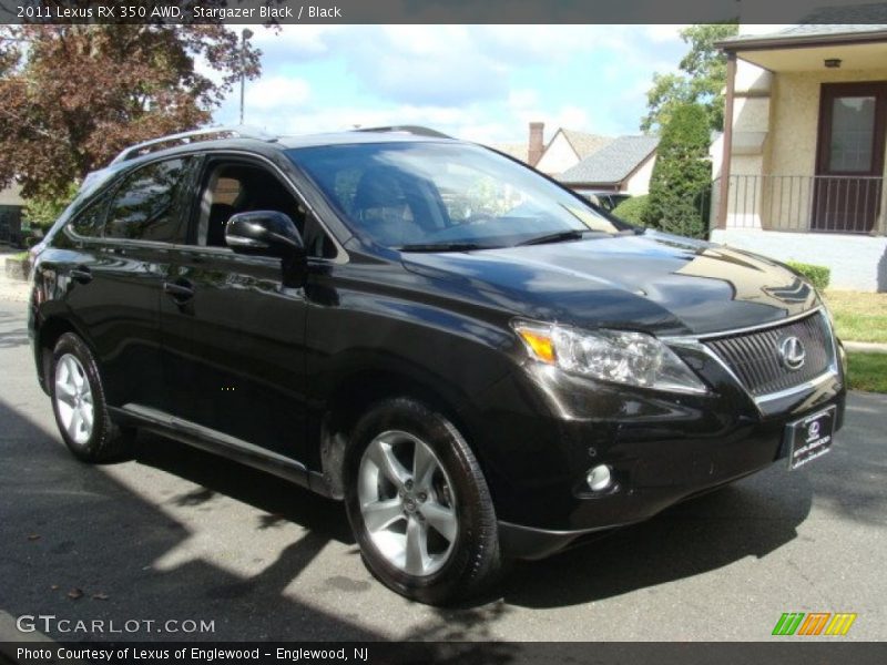 Stargazer Black / Black 2011 Lexus RX 350 AWD