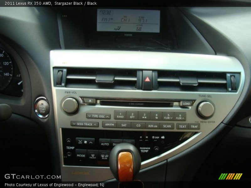 Stargazer Black / Black 2011 Lexus RX 350 AWD