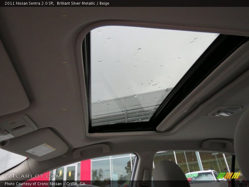 Brilliant Silver Metallic / Beige 2011 Nissan Sentra 2.0 SR