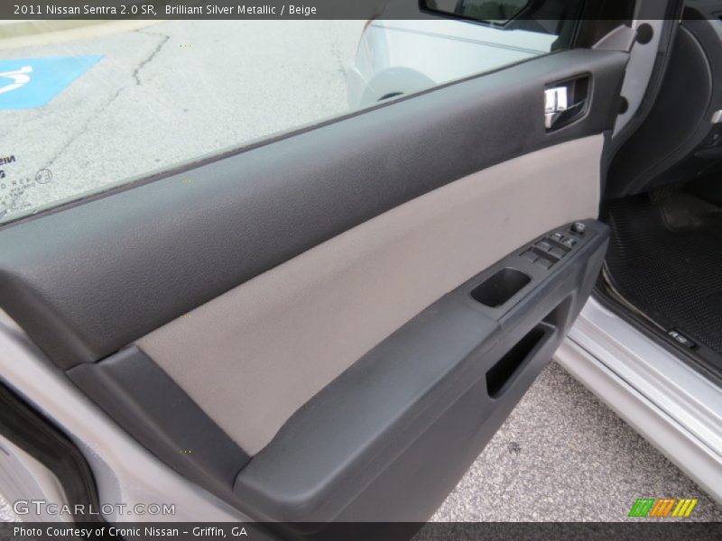 Brilliant Silver Metallic / Beige 2011 Nissan Sentra 2.0 SR