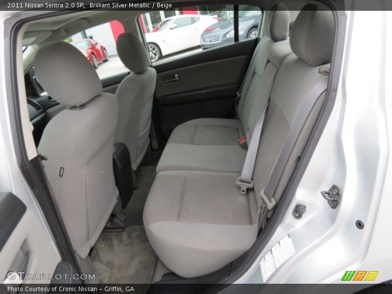 Brilliant Silver Metallic / Beige 2011 Nissan Sentra 2.0 SR