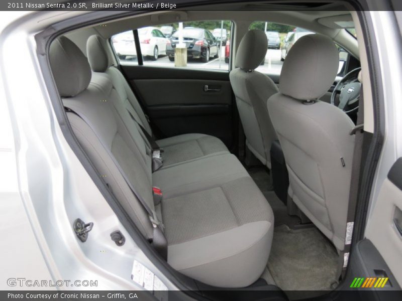 Brilliant Silver Metallic / Beige 2011 Nissan Sentra 2.0 SR