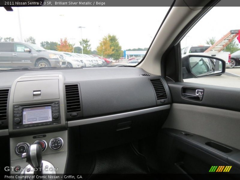 Brilliant Silver Metallic / Beige 2011 Nissan Sentra 2.0 SR