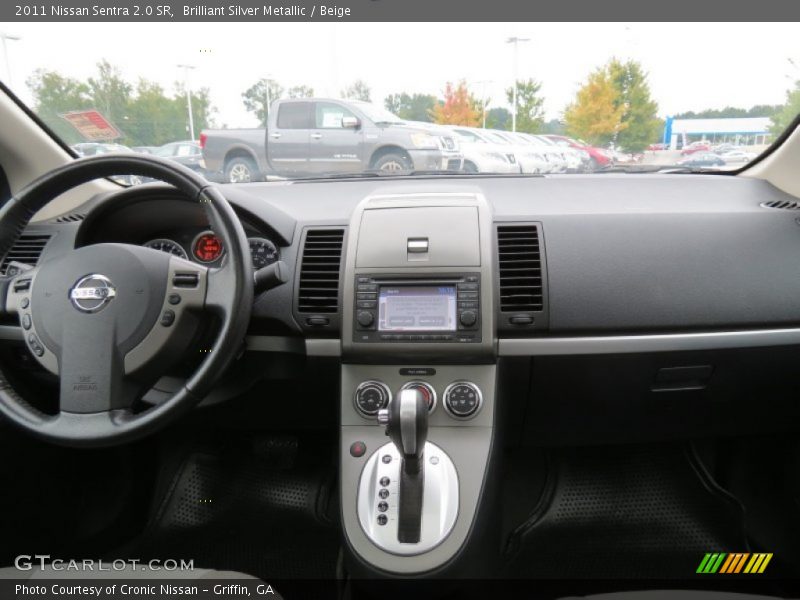 Brilliant Silver Metallic / Beige 2011 Nissan Sentra 2.0 SR