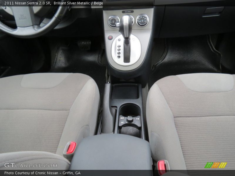 Brilliant Silver Metallic / Beige 2011 Nissan Sentra 2.0 SR