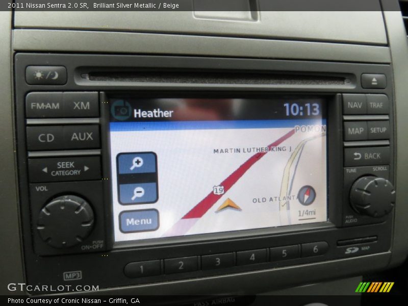 Brilliant Silver Metallic / Beige 2011 Nissan Sentra 2.0 SR