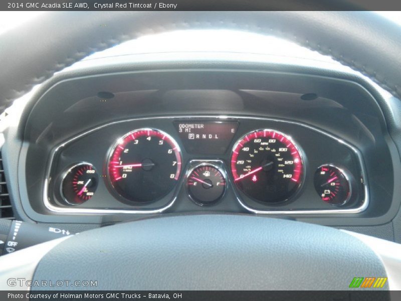 Crystal Red Tintcoat / Ebony 2014 GMC Acadia SLE AWD