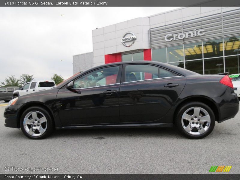 Carbon Black Metallic / Ebony 2010 Pontiac G6 GT Sedan