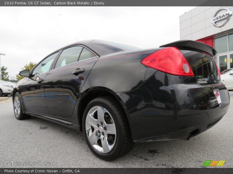 Carbon Black Metallic / Ebony 2010 Pontiac G6 GT Sedan