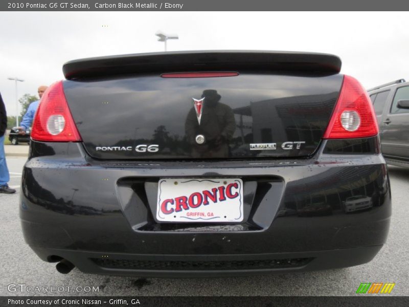 Carbon Black Metallic / Ebony 2010 Pontiac G6 GT Sedan