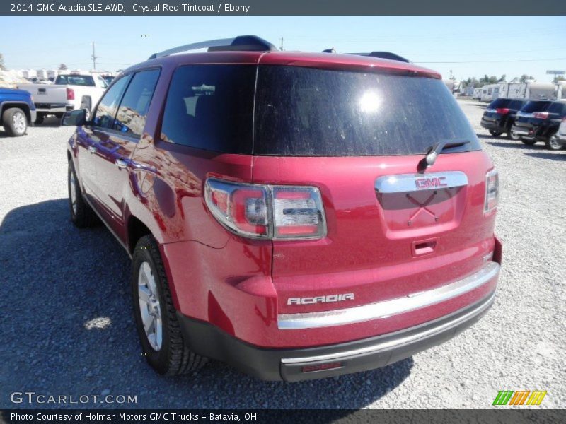 Crystal Red Tintcoat / Ebony 2014 GMC Acadia SLE AWD