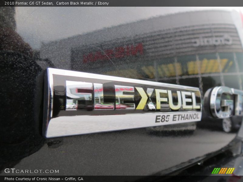 Carbon Black Metallic / Ebony 2010 Pontiac G6 GT Sedan
