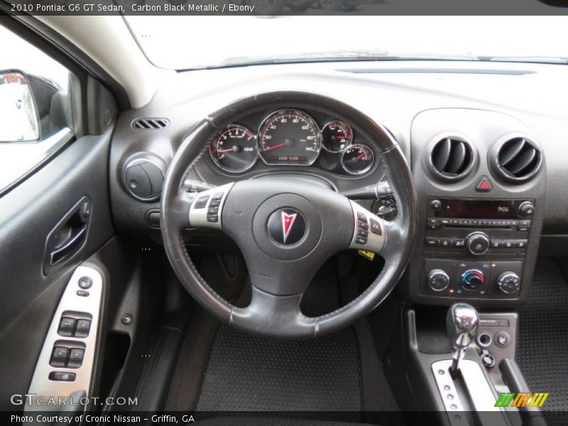 Carbon Black Metallic / Ebony 2010 Pontiac G6 GT Sedan