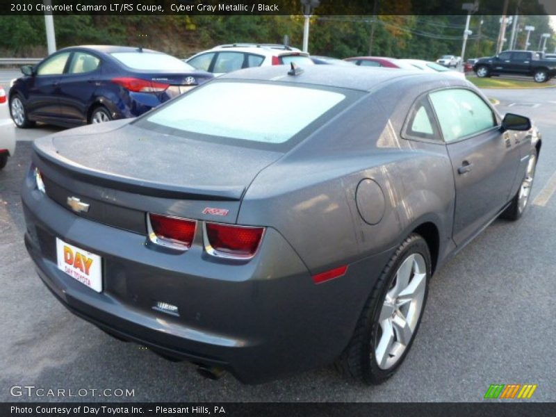 Cyber Gray Metallic / Black 2010 Chevrolet Camaro LT/RS Coupe