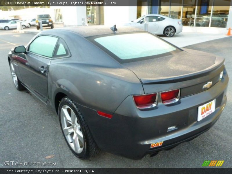 Cyber Gray Metallic / Black 2010 Chevrolet Camaro LT/RS Coupe