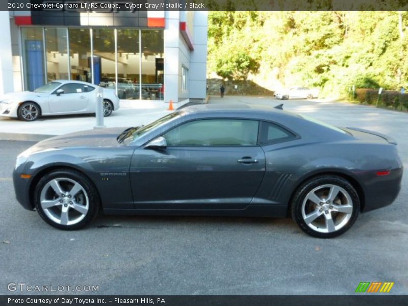 Cyber Gray Metallic / Black 2010 Chevrolet Camaro LT/RS Coupe