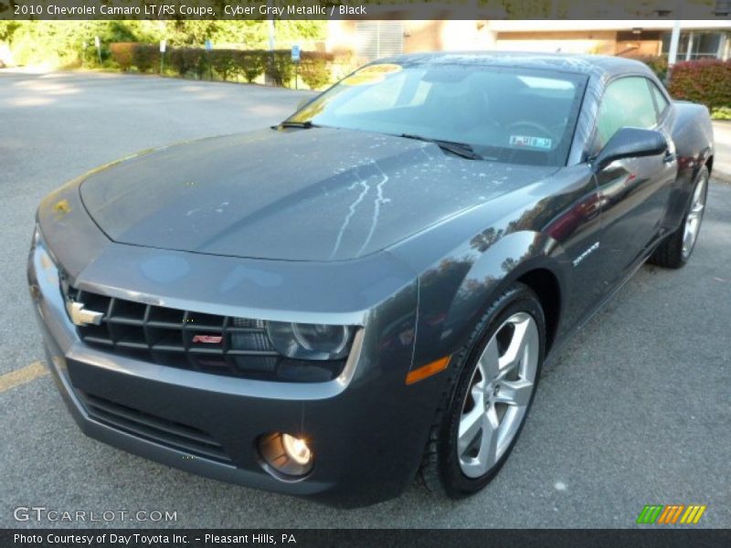 Cyber Gray Metallic / Black 2010 Chevrolet Camaro LT/RS Coupe