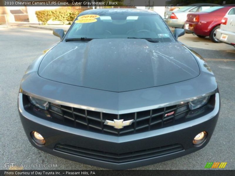 Cyber Gray Metallic / Black 2010 Chevrolet Camaro LT/RS Coupe